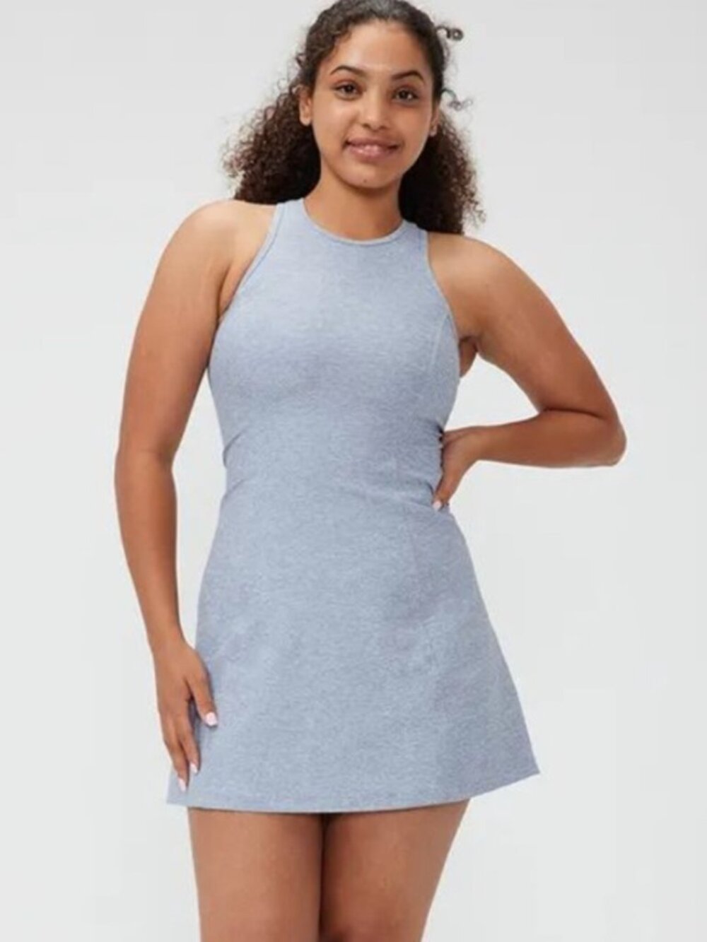 Outdoor Voices Athena Athletic Minidress Blue Size Small